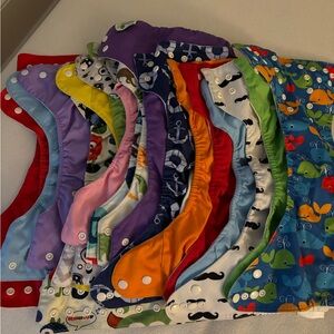 20 Leolamb and Naturally Nature Cloth Diapers